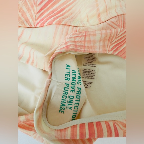 CALIA Tropical Mid Rise Boy Short Bikini Bottom with Weave Accent on Hip… - Picture 11 of 13